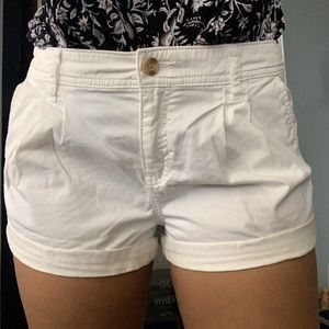 Abercrombie & Fitch White Shorts